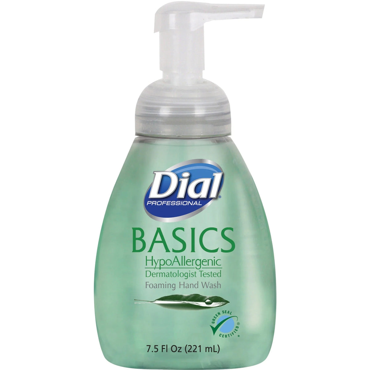 Dial Professional Basics HypoAllergenic Foaming Hand Soap - Honeysuckle Scent - 7.50 fl oz - Pump Bottle Dispenser