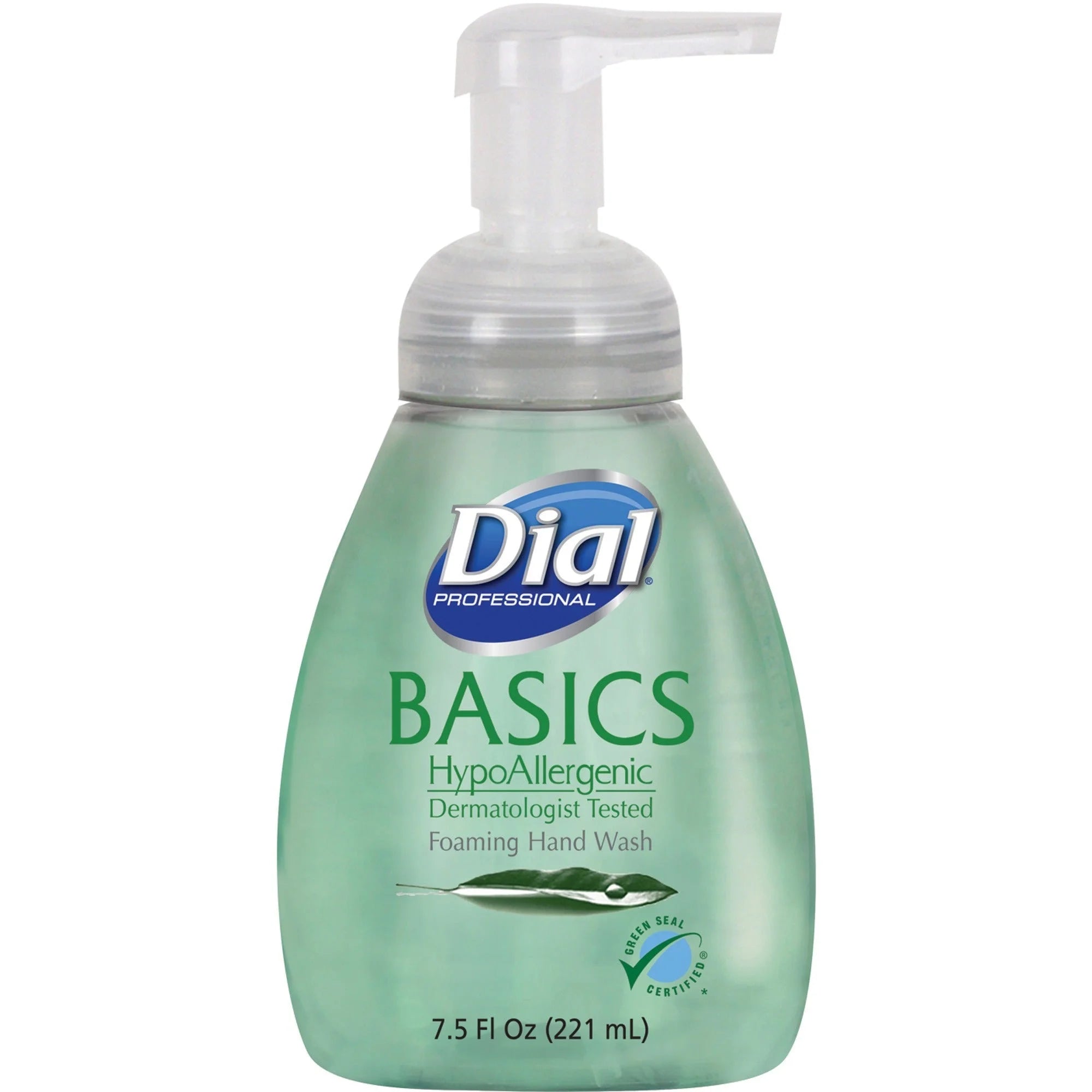 Dial Professional Basics HypoAllergenic Foaming Hand Soap - Honeysuckle Scent - 7.50 fl oz - Pump Bottle Dispenser