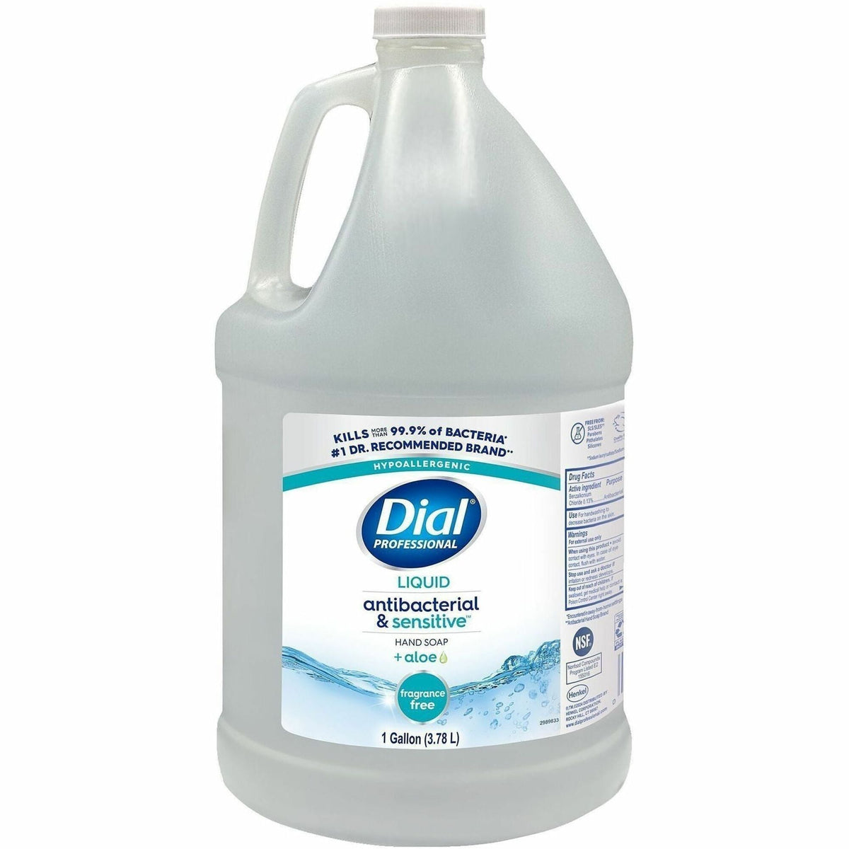 Dial Professional Sensitive Skin Antibacterial Liquid Hand Soap Refill - 2000