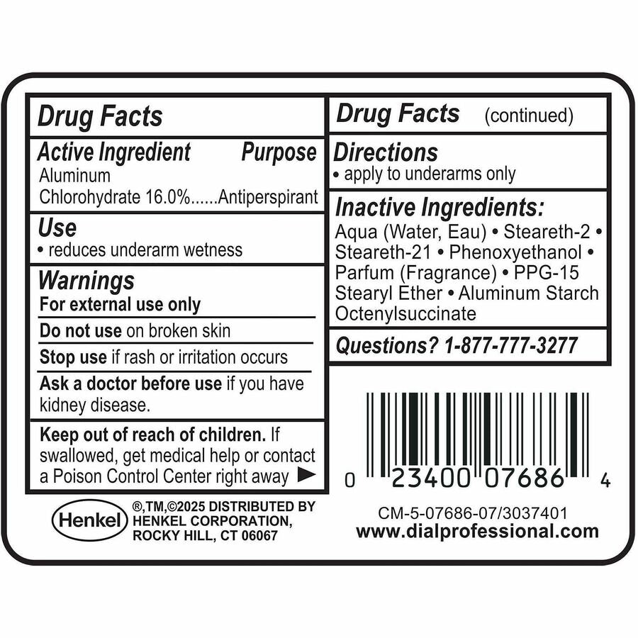 Dial Professional Scented Antiperspirant/Deodorant RollOn - Alternate-Image2