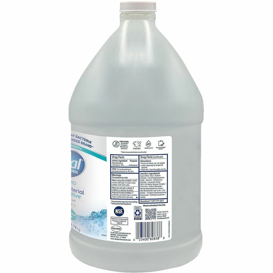 Dial Sensitive Skin Antibacterial Liquid Hand Soap Refill - Alternate-Image3