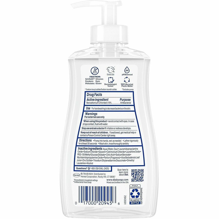 Dial Sensitive Skin Antibacterial Soap - Alternate-Image3