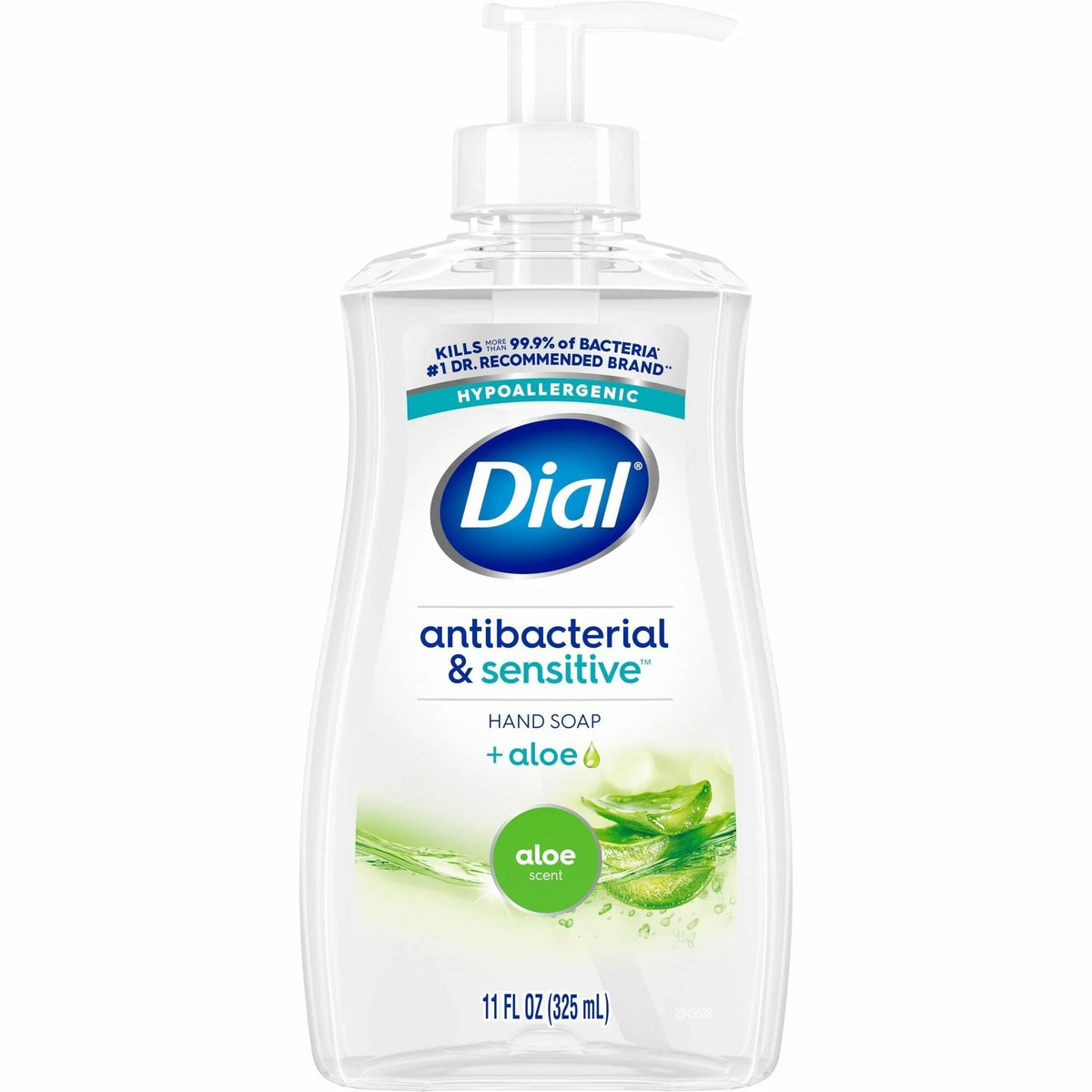 Dial Sensitive Skin Antibacterial Soap - Moisturizing Bacteria Remover - Hand Soaps/Cleaners