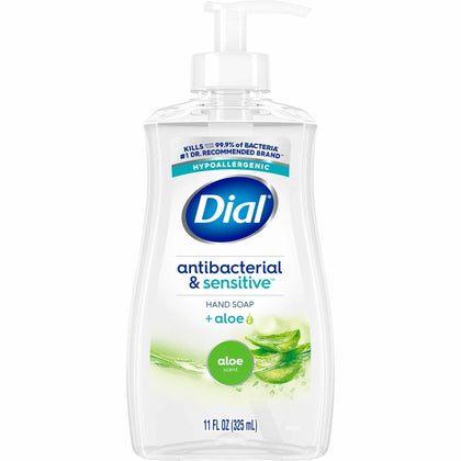 Dial Sensitive Skin Antibacterial Soap - Moisturizing Bacteria Remover - Hand Soaps/Cleaners