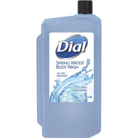 Dial Spring Body Wash Refill: Water Scent 1.06 Quart - Bacteria Remover & Moisturizing - Skin Care Dispensers Refills