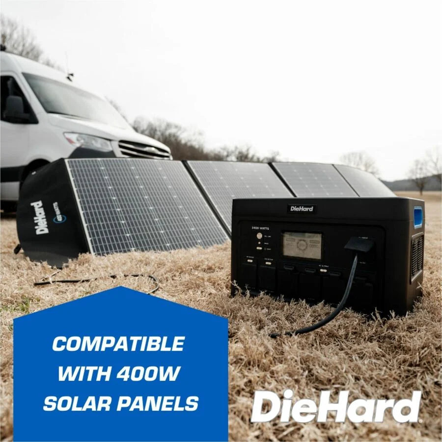 DieHard 2400-Watt Lithium-ion Power Station: Portable Solar Generator - Batteries & Battery Chargers