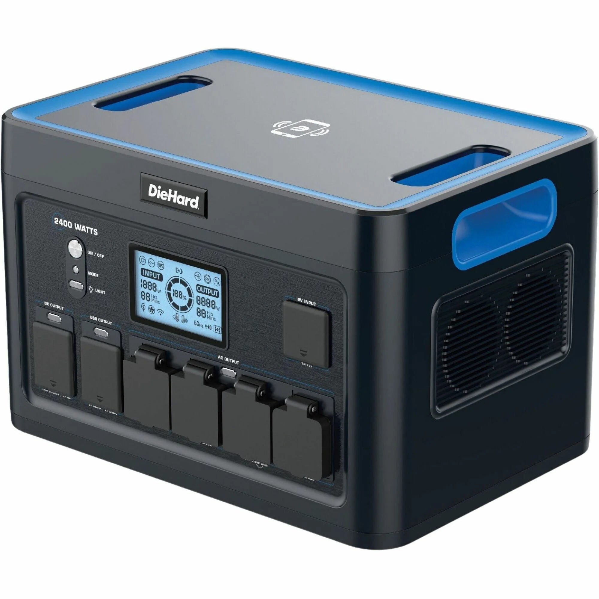 DieHard 2400-Watt Lithium-ion Power Station: Portable Solar Generator - Batteries & Battery Chargers