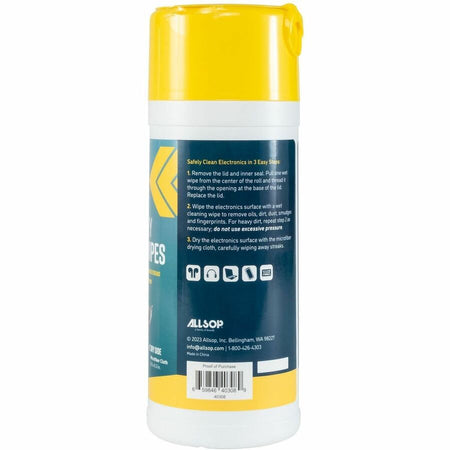 Digital Innovations ScreenDr Wet/Dry Streak-Free Wipes, 70-pack - Left