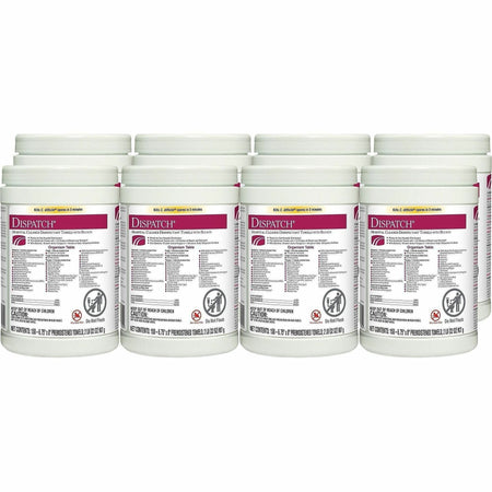 Dispatch Hospital Cleaner Disinfectant Towels with Bleach - 2000