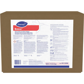 Diversey Bravo Heavy Duty Low Odor Stripper - 640 fl oz (20 quart) - Ammonia-free Solvent-free - Clear - Floor/Carpet