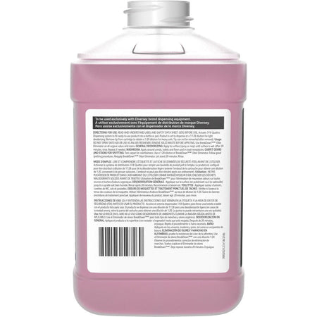 Diversey BreakDown XC Odor Eliminator/Cleaner - Concentrate - 84.5 fl oz (2.6 quart) - Fresh Scent - No-mess