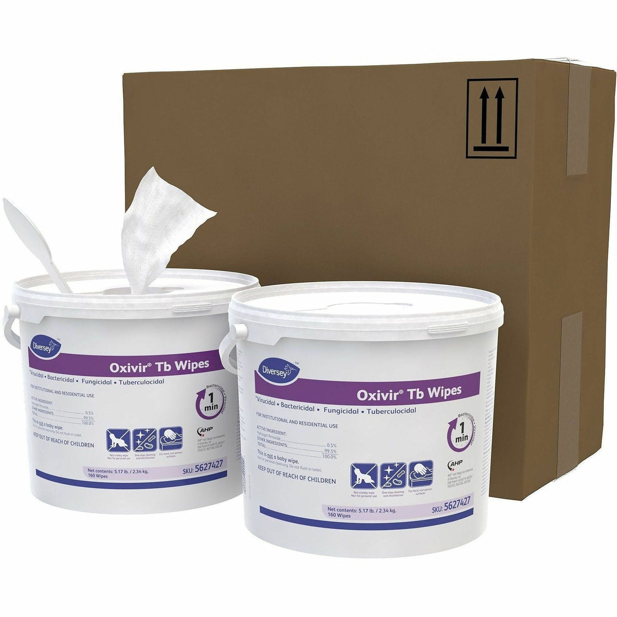 Diversey Care Oxivir Tb Disinfectant Cleaner Wipes - 2000