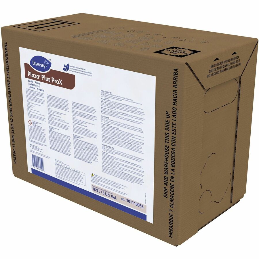 Diversey Care Plaza Plus Sealer/Finish - For Multi Surface - Ready-To-Use - 640 fl oz (20 quart) - Long Lasting Durable