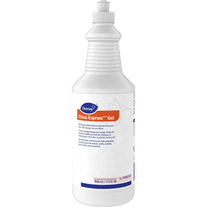 Diversey Citrus Express Gel Solvent Spotter - Carpet Stain Remover - 32 fl oz - Floor/Carpet Cleaners & Protectors