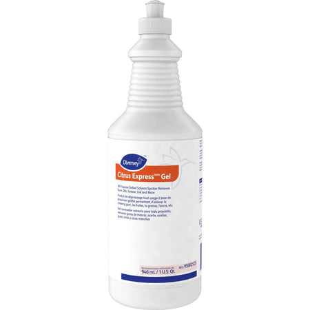 Diversey Citrus Express Gel Solvent Spotter - Carpet Stain Remover - 32 fl oz - Floor/Carpet Cleaners & Protectors