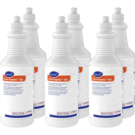 Diversey Citrus Express Gel Solvent Spotter - 32 fl oz (1 quart) - Scent - Pleasant - White - 6 / Carton - Floor/Carpet
