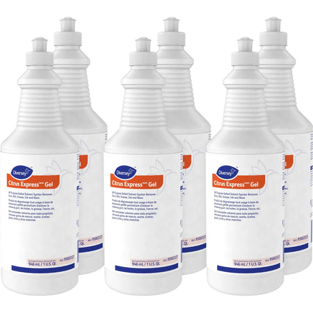 Diversey Citrus Express Gel Spotter - Scent - 32 fl oz - 6/Carton - Floor/Carpet Cleaners & Protectors