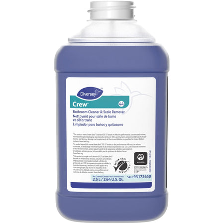 Diversey Crew Bath Cleaner & Scale Remover - Fresh Clean Scent - Non-corrosive Formula - Restroom Toilet Cleaners