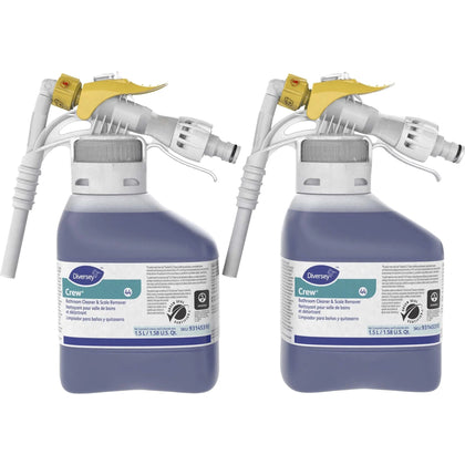 Diversey Crew Bathroom Cleaner: Scale Remover Spray - Non-Corrosive Formula - Restroom & Toilet Cleaners