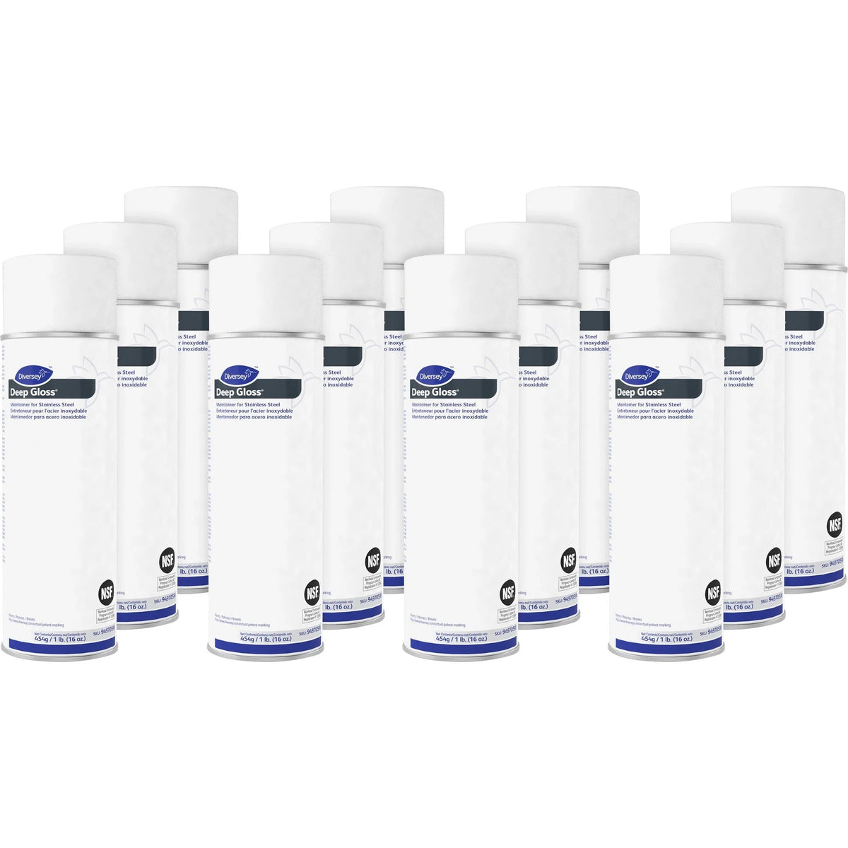 Diversey Deep Gloss Stainless Steel Maintainer - Ready-To-Use - 16 fl oz - Specialty Cleaners