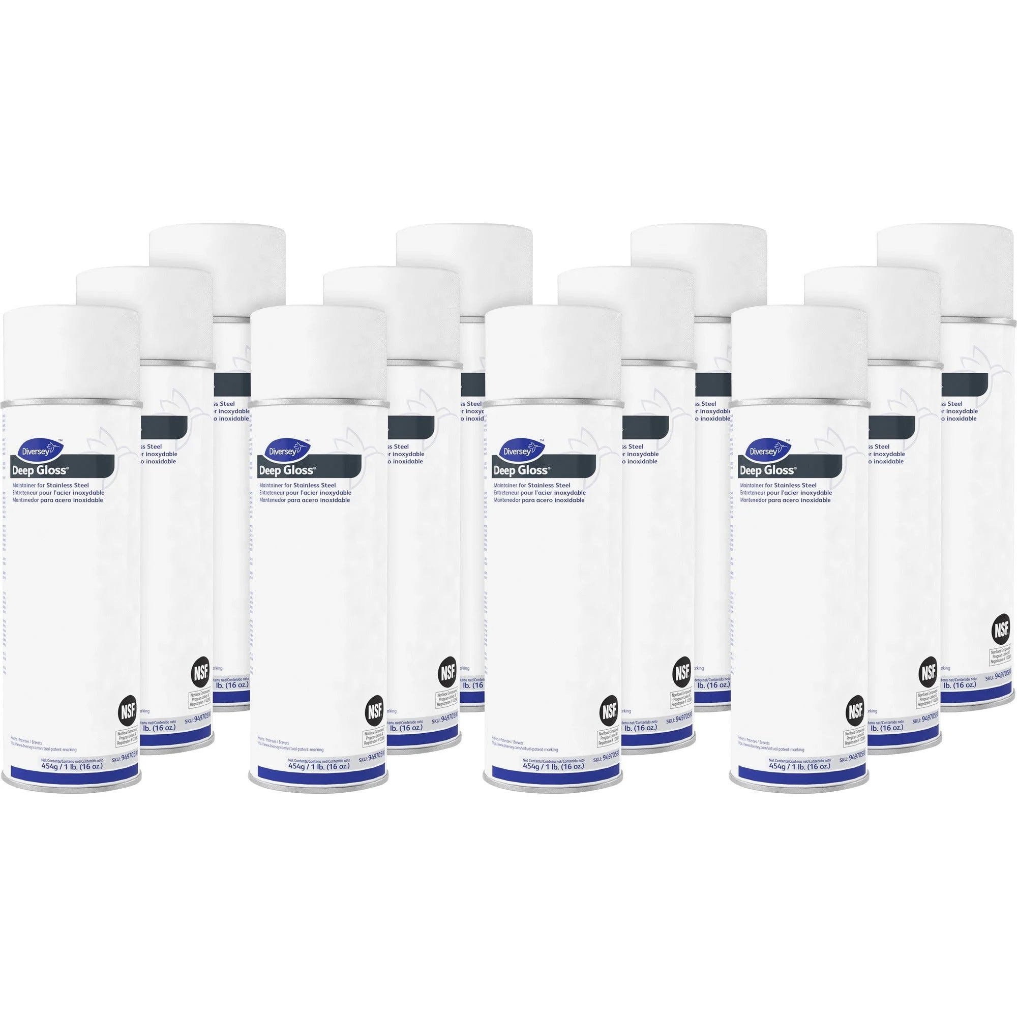 Diversey Deep Gloss Stainless Steel Maintainer - Ready-To-Use - 16 fl oz - Specialty Cleaners