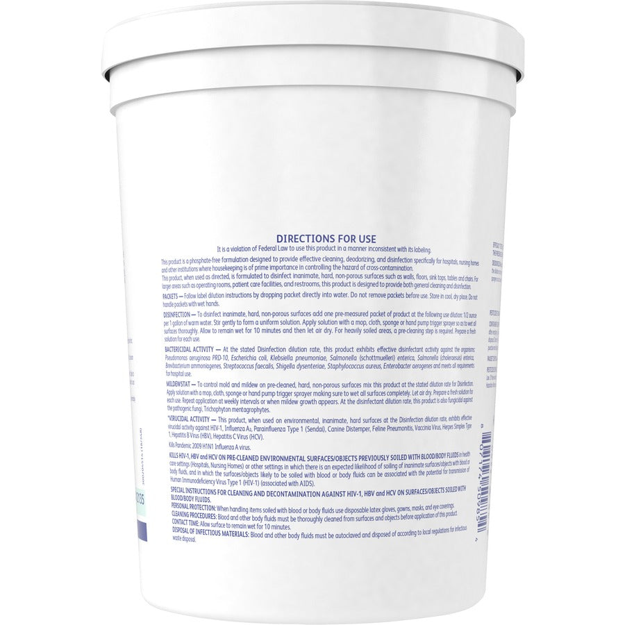 Diversey EasyPaks Detergent/Disinfectant - Left