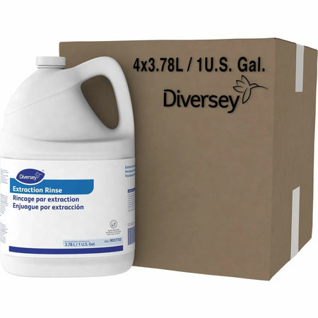 Diversey Extraction Rinse 128 fl oz (4 quart) Clear 4 / Carton 3.19 pH Fruity Floral Scent Versatile Strong (DVO903730)