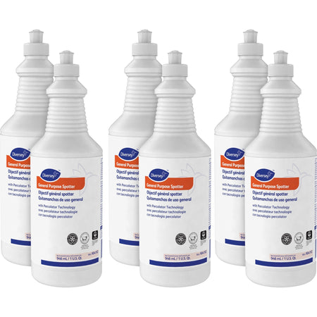Diversey General Purpose Spotter - 32 fl oz (1 quart) - Clear - 6 / Carton - Floor/Carpet Cleaners & Protectors