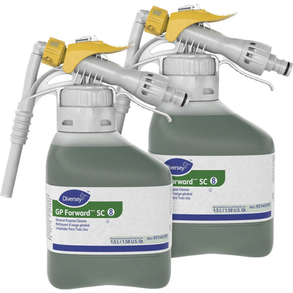 Diversey GP Forward General Purpose Cleaner - Concentrate - Citrus Scent - 50.7 fl oz - Green - 2/Carton - Multipurpose