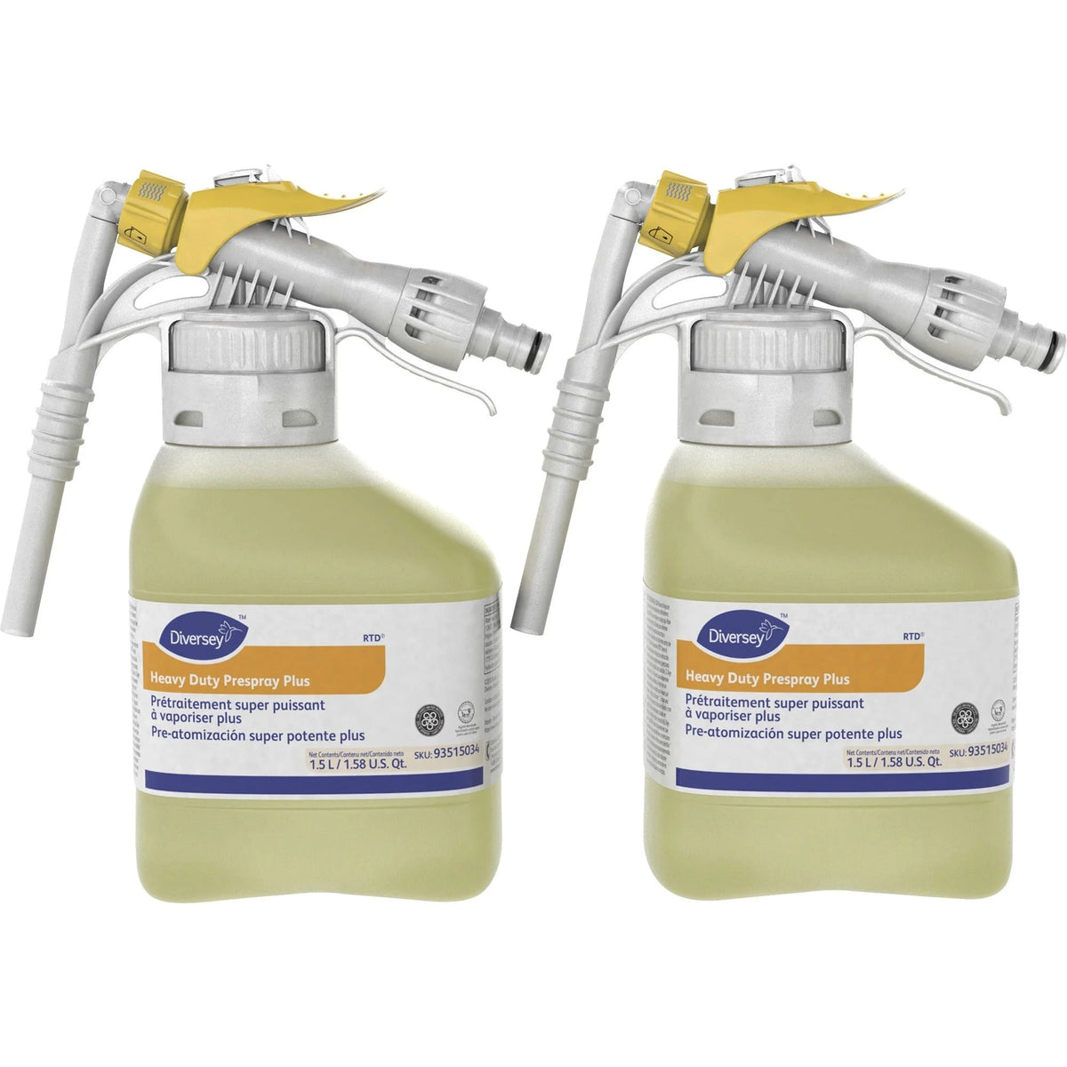 Diversey Heavy Duty Prespray Plus: Floral Scent pH Neutral - 50.7 fl oz - 2/Box - Floor/Carpet Cleaners & Protectors