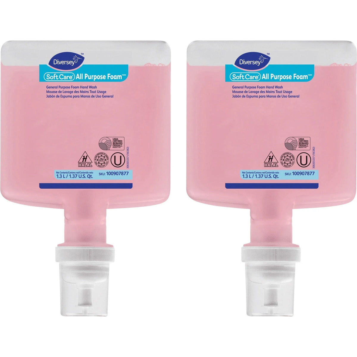 Diversey IntelliCare Lemon Tea Splash Body Wash - 1.37 Quart - Citrus Scent - pH Balanced - 6/Carton - Skin Care