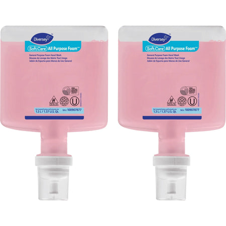 Diversey IntelliCare Lemon Tea Splash Body Wash - 1.37 Quart - Citrus Scent - pH Balanced - 6/Carton - Skin Care