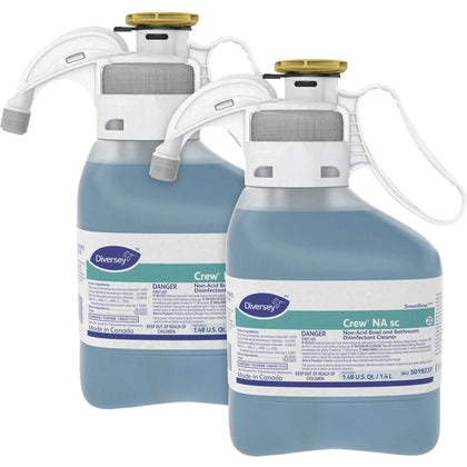 Diversey Non-Acid Bathroom Cleaner - Concentrate - Floral Scent - 47.3 fl oz - Antibacterial & Deodorizing - Restroom