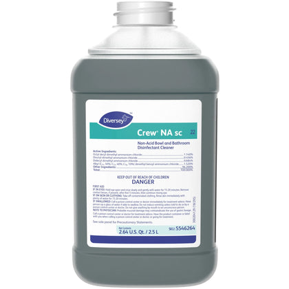 Diversey Non-Acid Restroom Disinfectant: Floral Scent 84.5 fl oz - 2.6 quart - & Toilet Cleaners