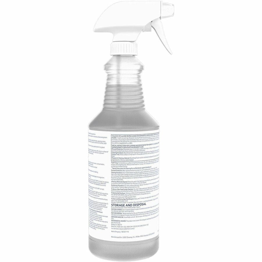 Diversey Oxivir 1 RTU Disinfectant Cleaner - Rear