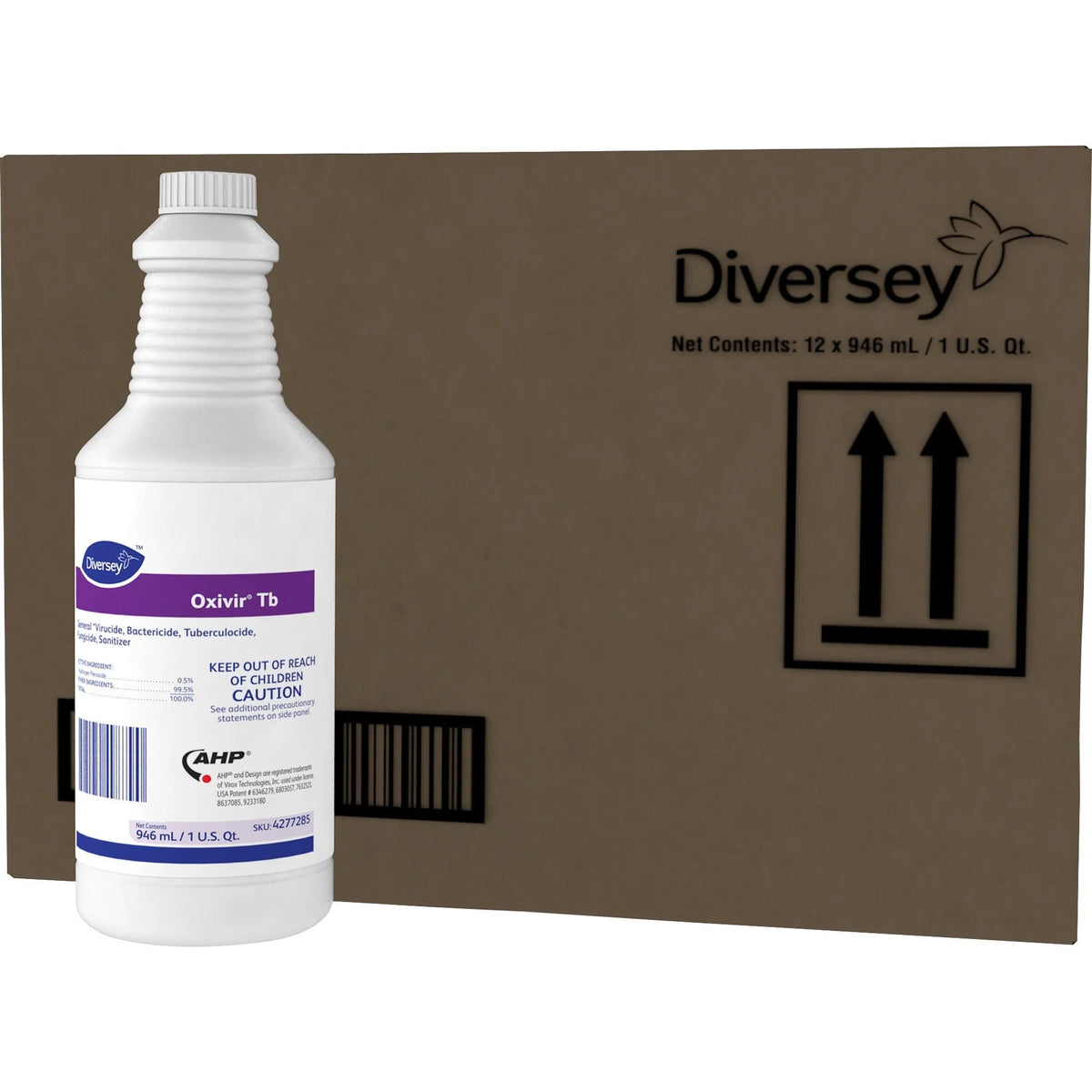 Diversey Oxivir Surface Cleaner: Hospital-grade 32 fl oz - VOC-free APE-free - Disinfectants