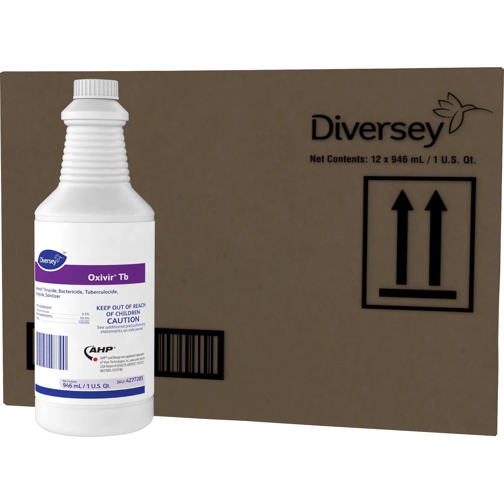Diversey Oxivir Surface Cleaner: Hospital-grade 32 fl oz - VOC-free APE-free - Disinfectants