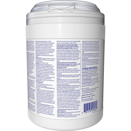 Diversey Oxivir Tb Disinfectant Cleaner Wipes - Rear