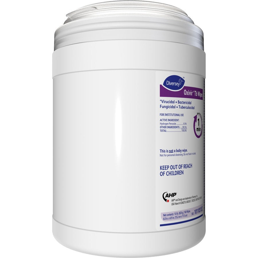 Diversey Oxivir Tb Disinfectant Cleaner Wipes - Left