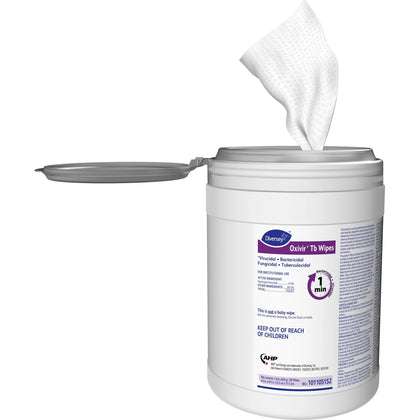 Diversey Oxivir Tb Disinfectant Wipes - 28.80 oz - 160/Tub - 4/Carton - Cleaning