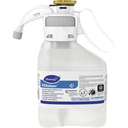 Diversey PERdiem General Purpose Cleaner - Concentrate - 47.3 fl oz (1.5 quart) - Dye-free Odorless Fragrance-free