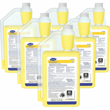 Diversey Prominence Heavy Duty Floor Cleaner: Citrus Scent pH Neutral - 32 fl oz - 6/Carton - Floor/Carpet Cleaners &