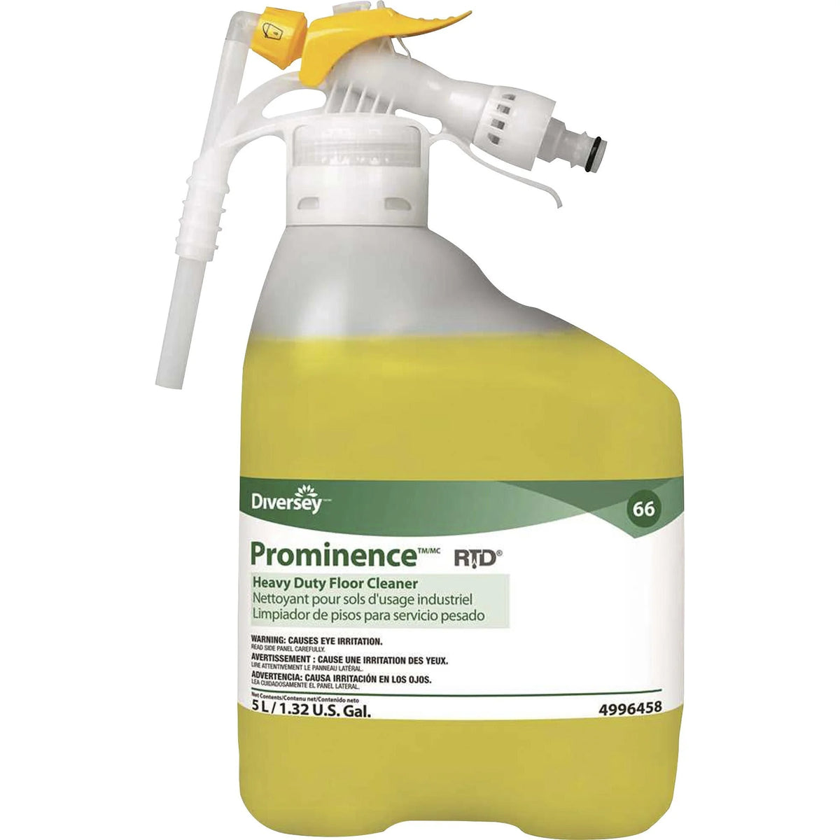 Diversey Prominence Heavy Duty Floor Cleaner - Concentrate - Fruity Citrus Scent - 169.1 fl oz - Floor/Carpet Cleaners