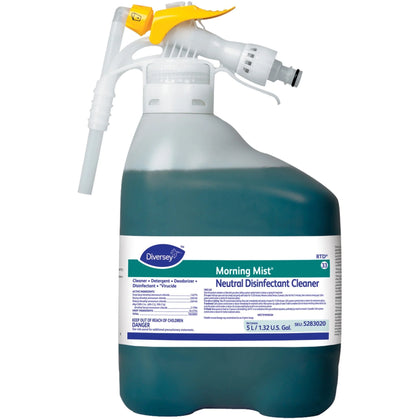 Diversey Quaternary Disinfectant Cleaner - Fresh Scent - 169 fl oz - Deodorize - Disinfectants