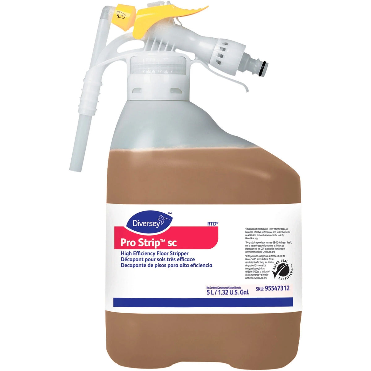 Diversey SC Floor Stripper: Non-Ammoniated Butyl-Free Low Odor - Floor/Carpet Cleaners & Protectors