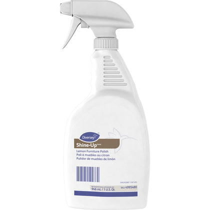 Diversey Shine-Up Lemon Furniture Polish - 32 fl oz Spray - Scent - Specialty Cleaners