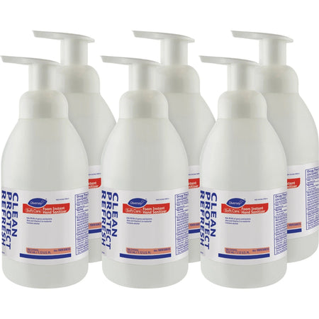 Diversey Soft Care Hand Sanitizer Foam: 17.99 fl oz - Kills Germs Moisturizing - 6/Carton - Sanitizers