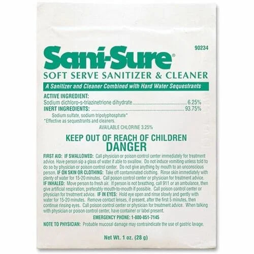 Diversey Soft-Serve Sanitizer Cleaner: Yogurt Maker Solution - Specialty Cleaners