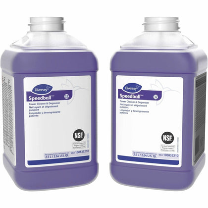 Diversey Speedball Power Cleaner & Degreaser - Concentrate - Fresh Lemon Citrus Scent - Heavy Duty - 2 / Carton