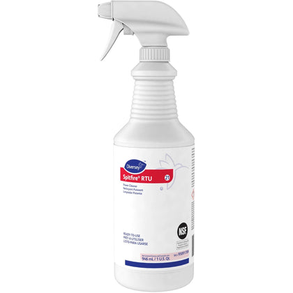 Diversey Spitfire Power Cleaner: Fresh Pine Scent Heavy Duty - 32 fl oz - 12/Carton - Multipurpose Cleaners